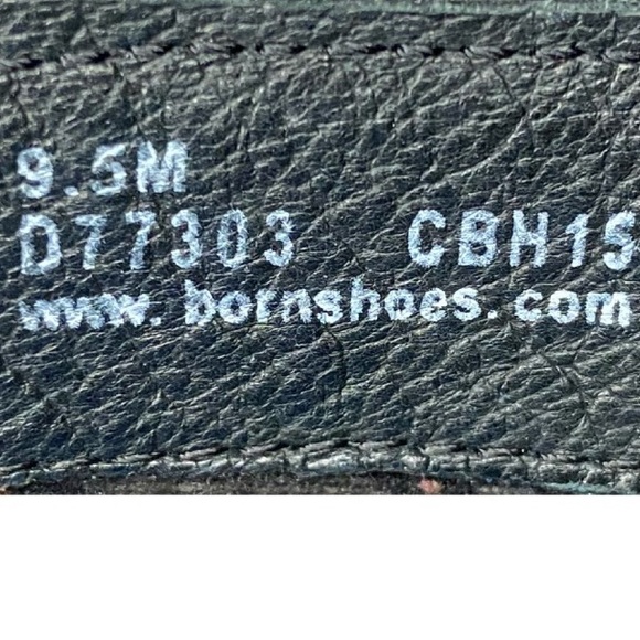 BORN Maleri Full Grain Leather Biker-Chic Boots Buckle Straps Side Zip Sz 9.5 - Picture 11 of 12